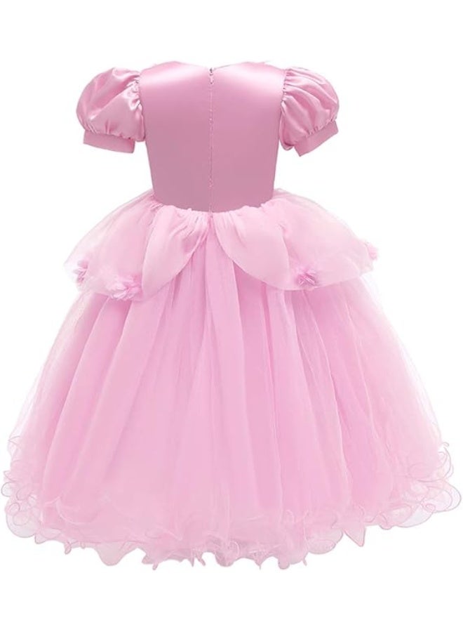 YelaJoy Girls Princess Dress Up Costume, Butterfly Tulle Dress+Accessories, Birthday Party Halloween Carnival Cosplay - Image 3